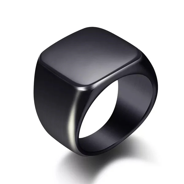 Black Signet Ring