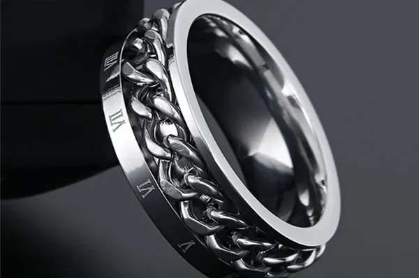 Rotating Men Ring